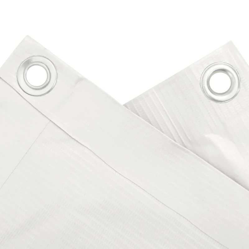 vidaXL balkona aizslietnis, PVC, 400x90 cm, balts