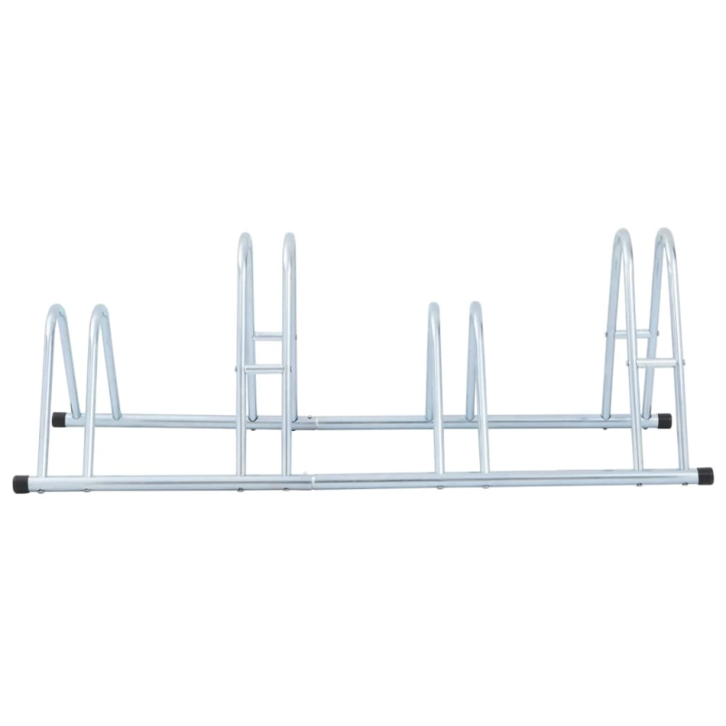 vidaXL velosipēdu statīvs, 4 velosipēdiem, cinkots tērauds