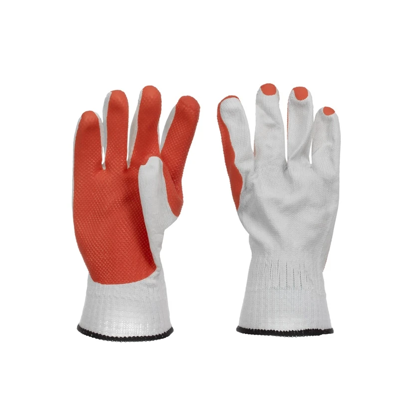 Cimdi adīti ar gumijas pārklājumu IZM 10 C15BLR