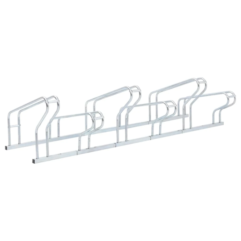 vidaXL velosipēdu statīvs, 6 velosipēdiem, cinkots tērauds