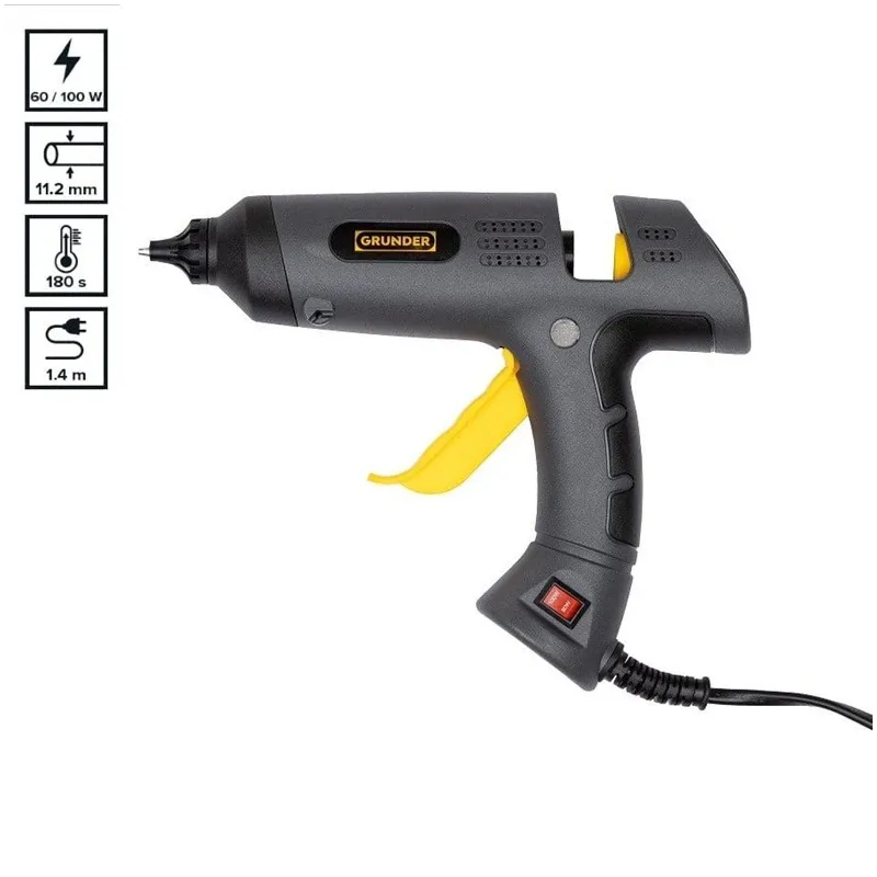 Klijų pistoletas Grunder SD-1121-R, 100 W, 11.2 mm