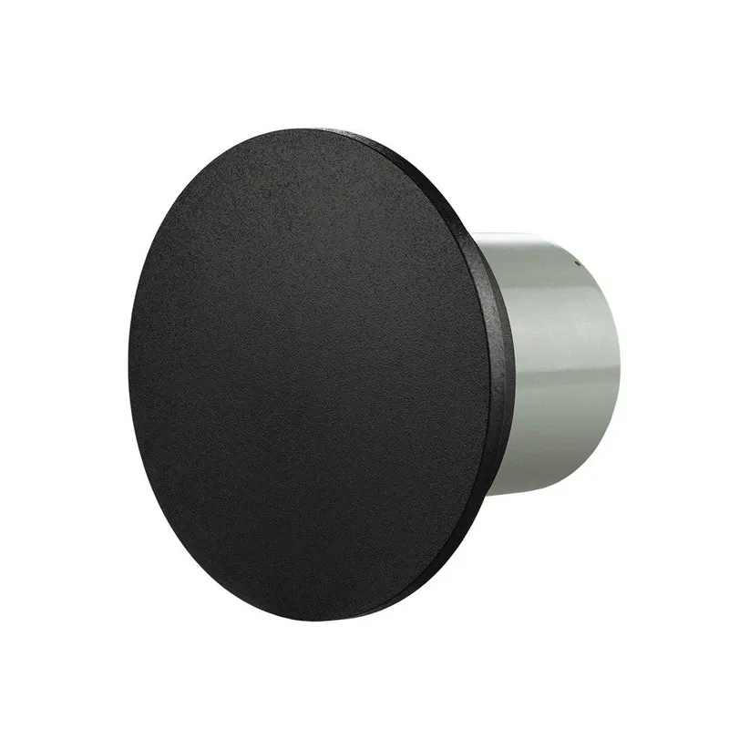 Ventilators aksiaalne-gaisvadu Haushalt RO 100 T BLACK, ar taimeri, 10 cm