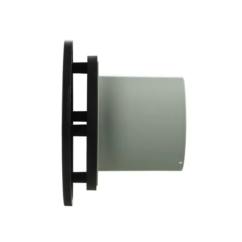 Ventilators aksiaalne-gaisvadu Haushalt RO 100 T BLACK, ar taimeri, 10 cm