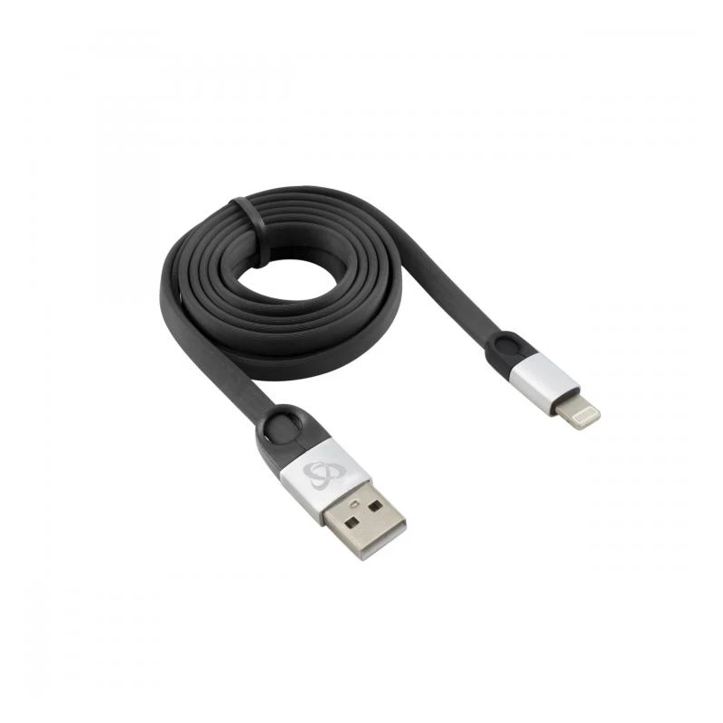 Sbox USB 2.0-8-Pin-2.4A black-silver