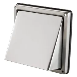 Наружные вентиляционные решетки Haushalt, нержавеющая сталь, 137 мм x 137 мм, 97 мм