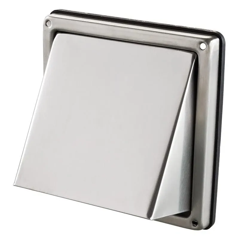 Āra ventilācijas restes Haushalt, nerūsējošais tērauds, 137 mm x 137 mm, 97 mm