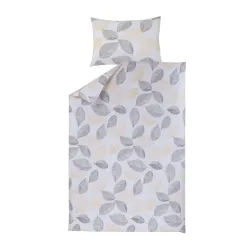 BED COV SET Cassia Leaves COTTON 140x200