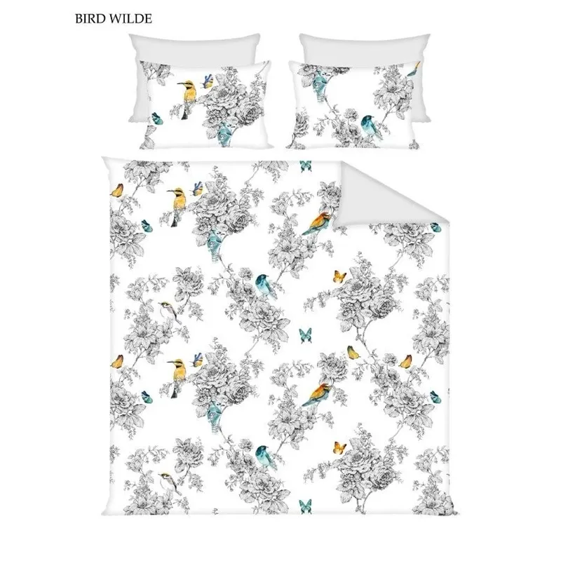 BED COV SET Bird Wilde SATEEN 140x200CM
