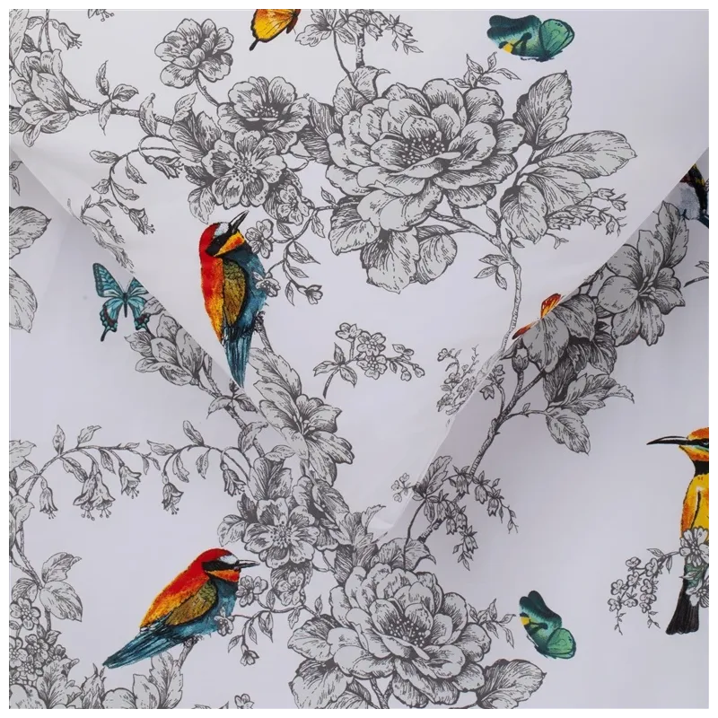 BED COV SET Bird Wilde SATEEN 140x200CM