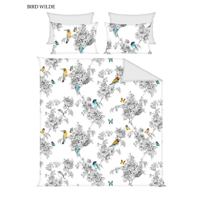 BED COV SET Bird Wilde SATEEN 140x200CM