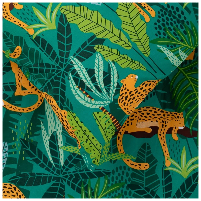Kompl užvalk satin jungle life 140x200