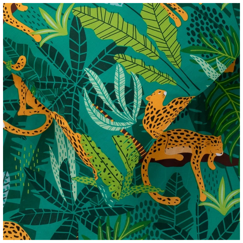Kompl užvalk satin jungle life 140x200