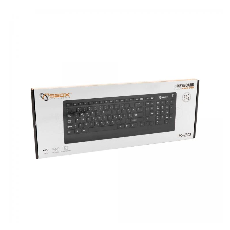 Sbox Keyboard Wired USB K-20