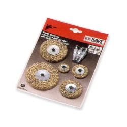 Disku šlīpēšanas suku komplekts Falcon. 8 gab.