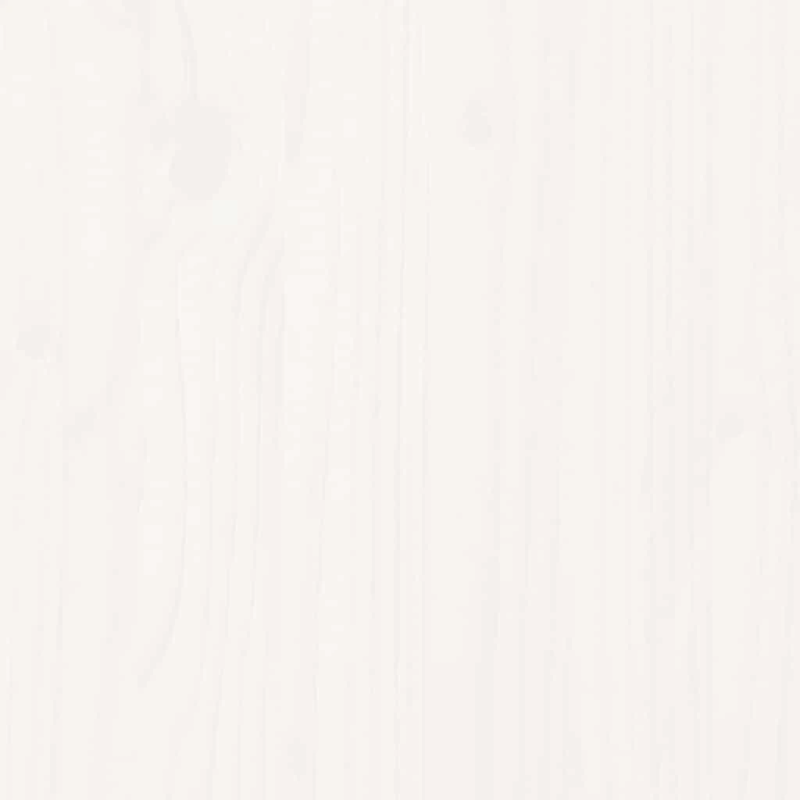 vidaXL 7-daļīgs dārza mēbeļu komplekts, balts priedes masīvkoks