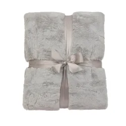 Pleds auduma 150x200 cm divp. g.pelēks