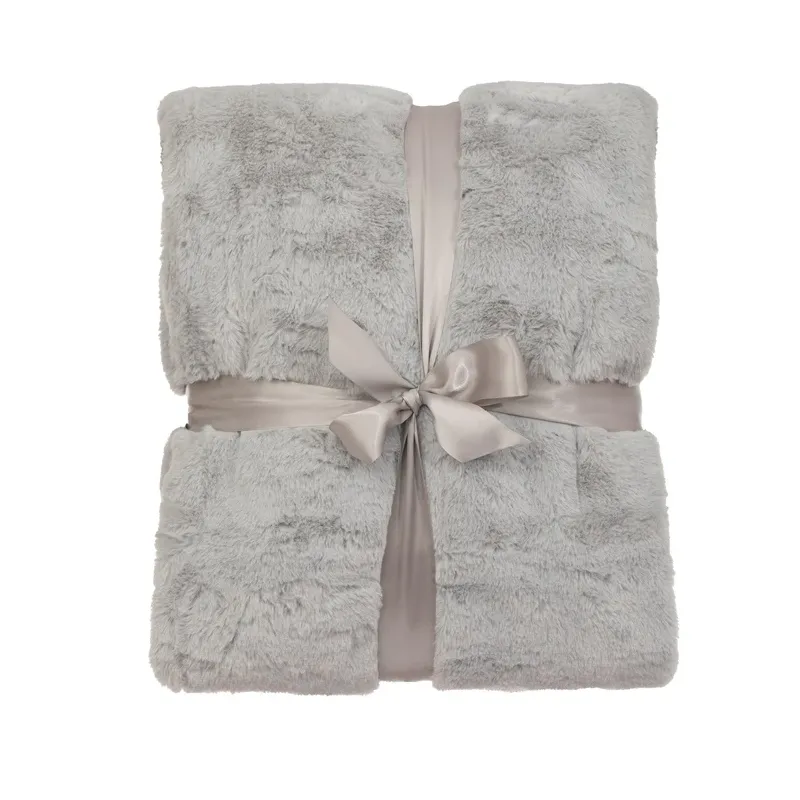 Pledi Domoletti KSKHLG-022, gaiši pelēka, 150 cm x 200 cm