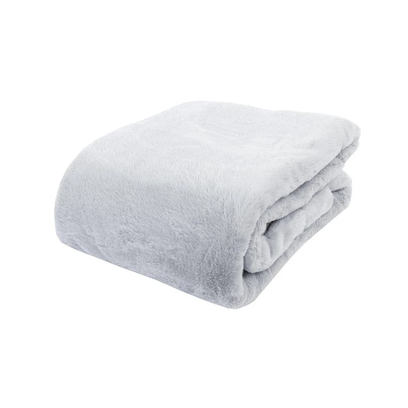 Pleds auduma 150x200 cm divp. g.pelēks