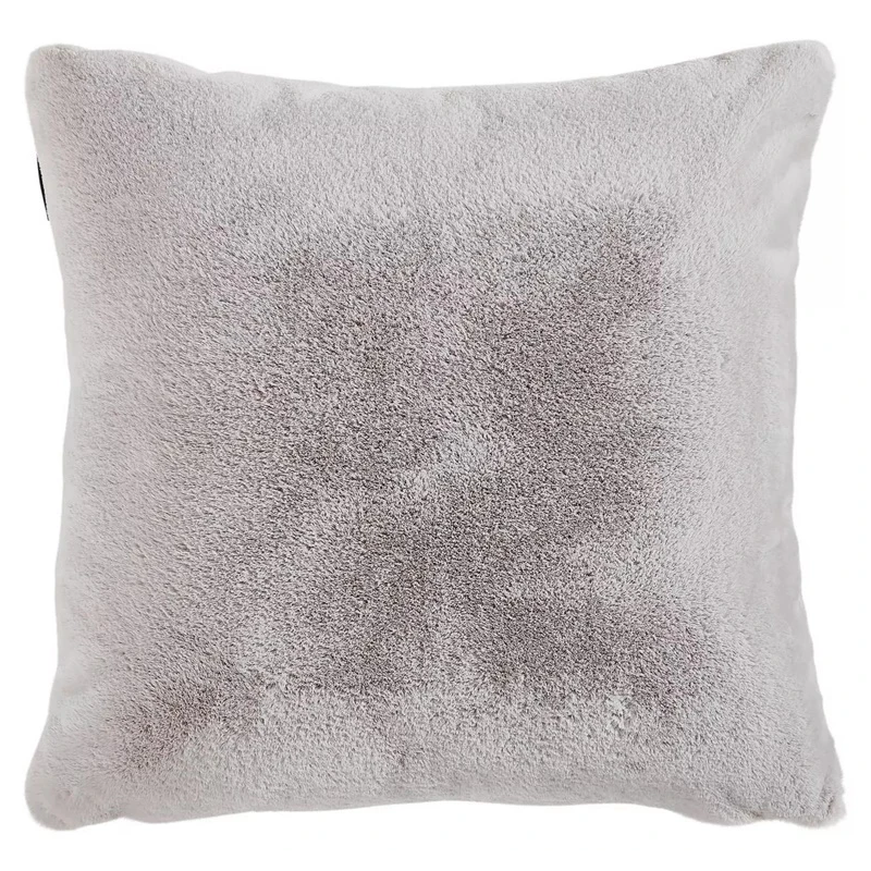 Spilvens dek.ādas 45x45 cm gaiši pelēks