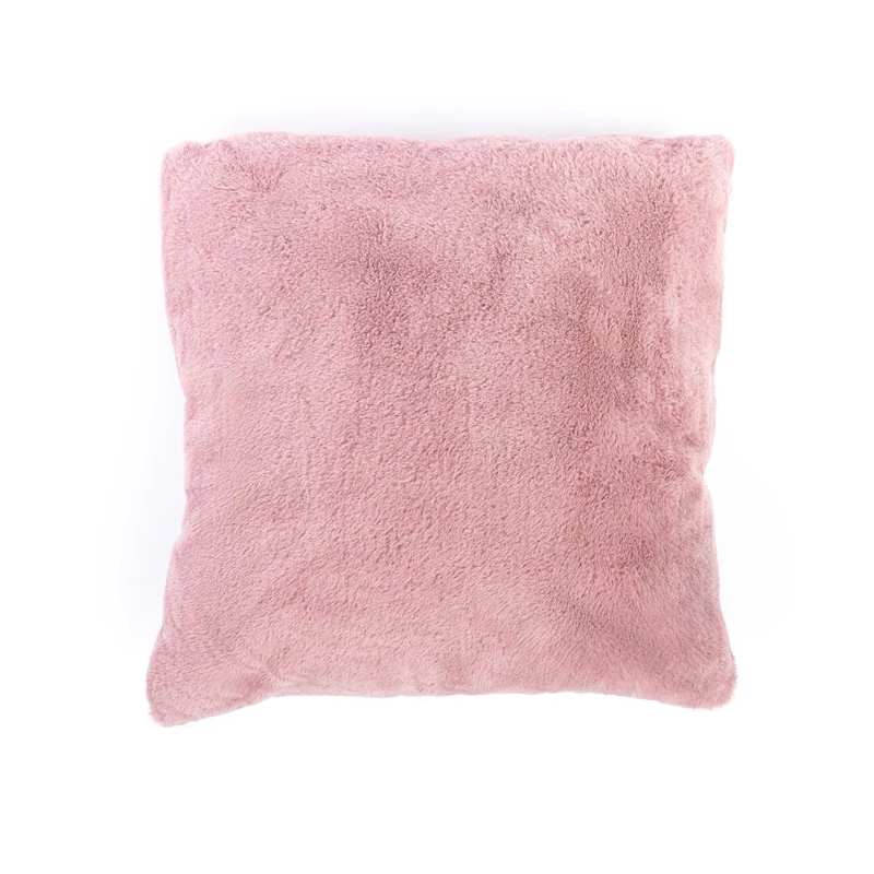 Spilvens dek.ādas 45x45 cm rozā