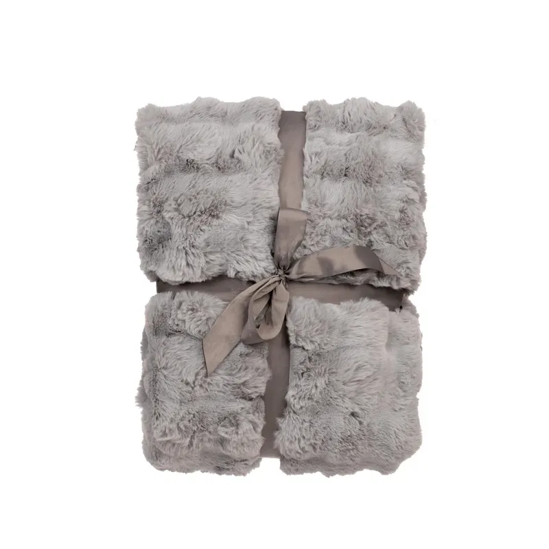 Pledi Domoletti KSKHLG-030, pelēka krās., 150 cm x 200 cm