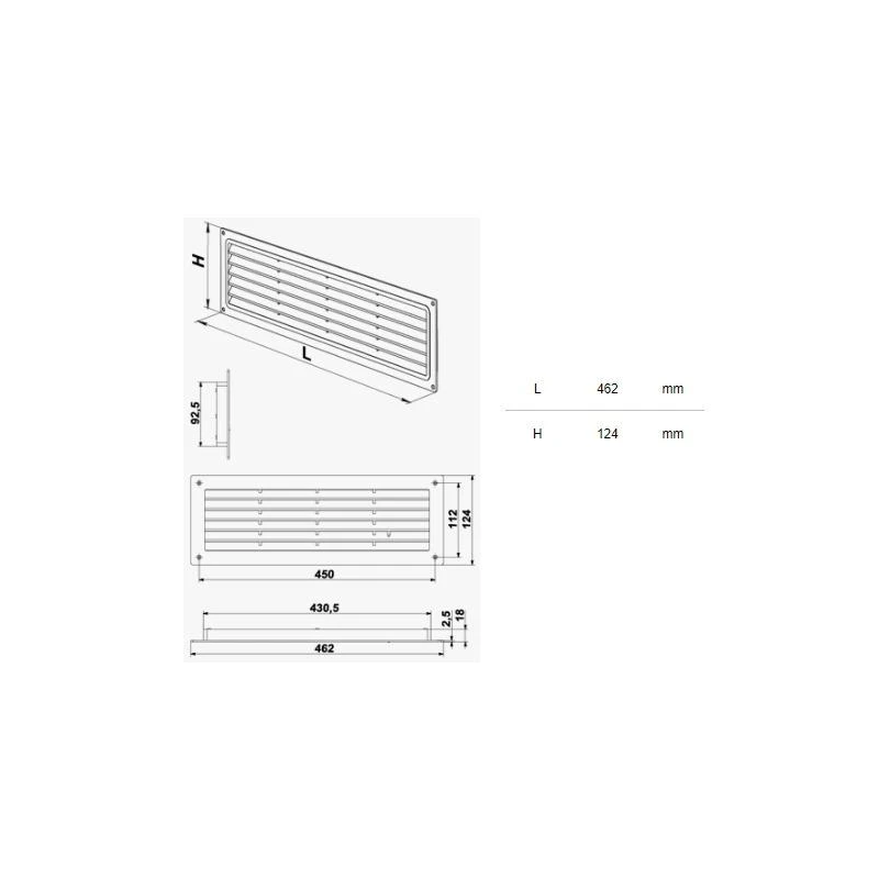 Ventilācijas reste haushalt mv 450