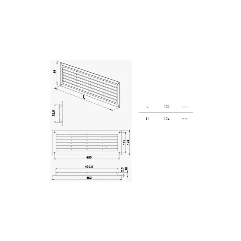 Ventilācijas reste haushalt mv 450