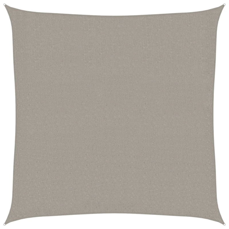 vidaXL saulessargs, 160 g-m², kvadrāta, gaiši pelēki, 2,5x2,5 m, HDPE