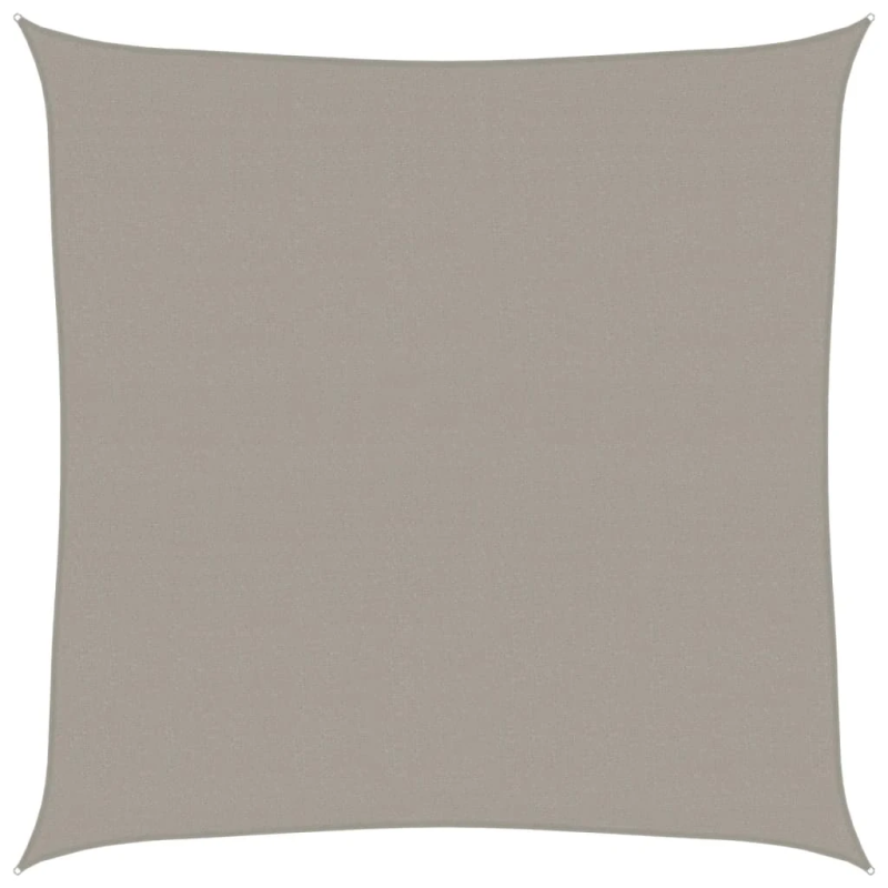 vidaXL saulessargs, 160 g-m², kvadrāta, gaiši pelēki, 4,5x4,5 m, HDPE