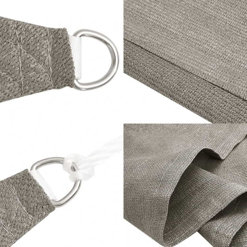 vidaXL saulessargs, 160 g-m², taisnstūra, gaiši pelēks, 2x4,5 m, HDPE