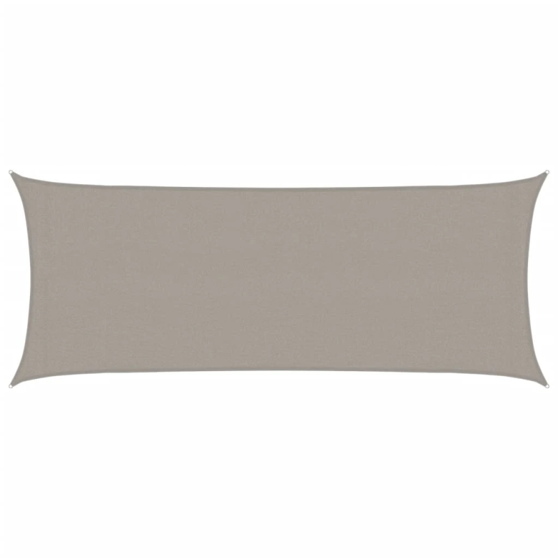 vidaXL saulessargs, 160 g-m², taisnstūra, gaiši pelēks, 2x4,5 m, HDPE