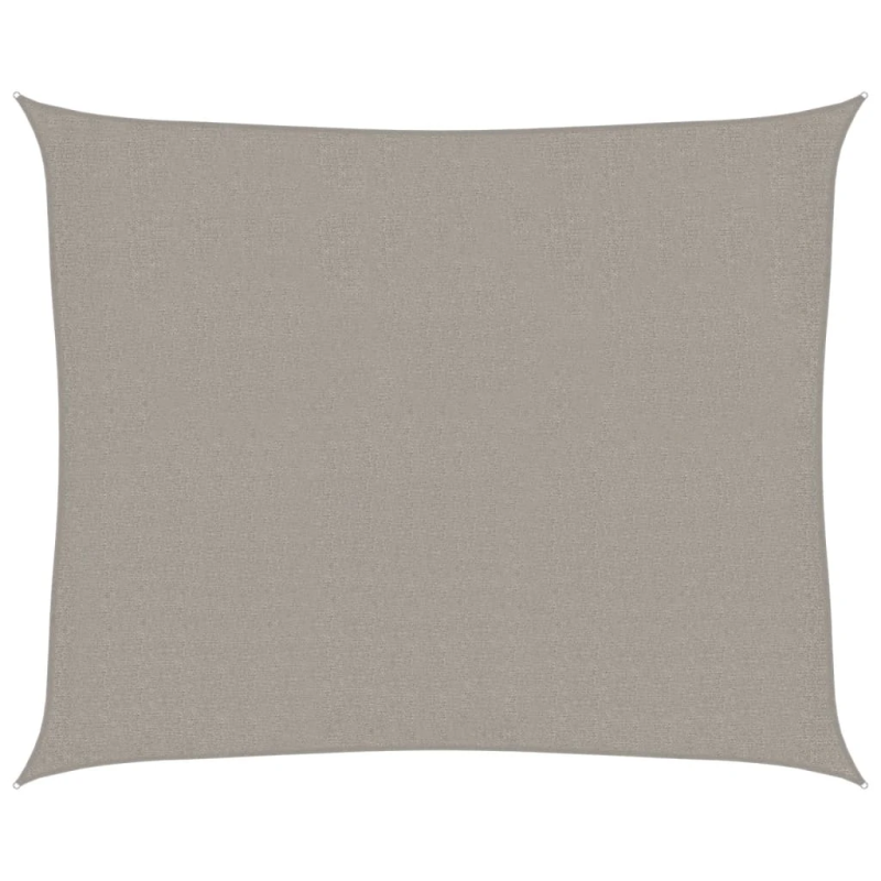 vidaXL saulessargs, 160 g-m², taisnstūra, gaiši pelēks, 2,5x3 m, HDPE