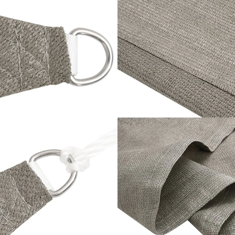 vidaXL saulessargs, 160 g-m², taisnstūra, gaiši pelēks, 2,5x3 m, HDPE