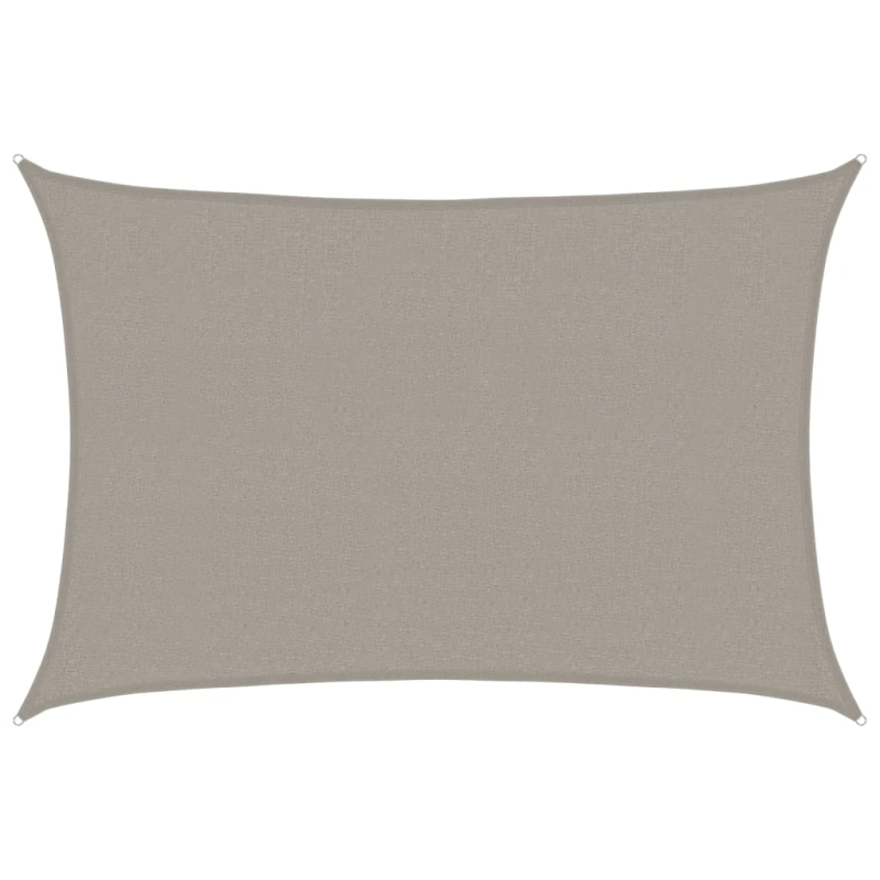 vidaXL saulessargs, 160 g-m², gaiši pelēks, 2,5x3,5 m, HDPE