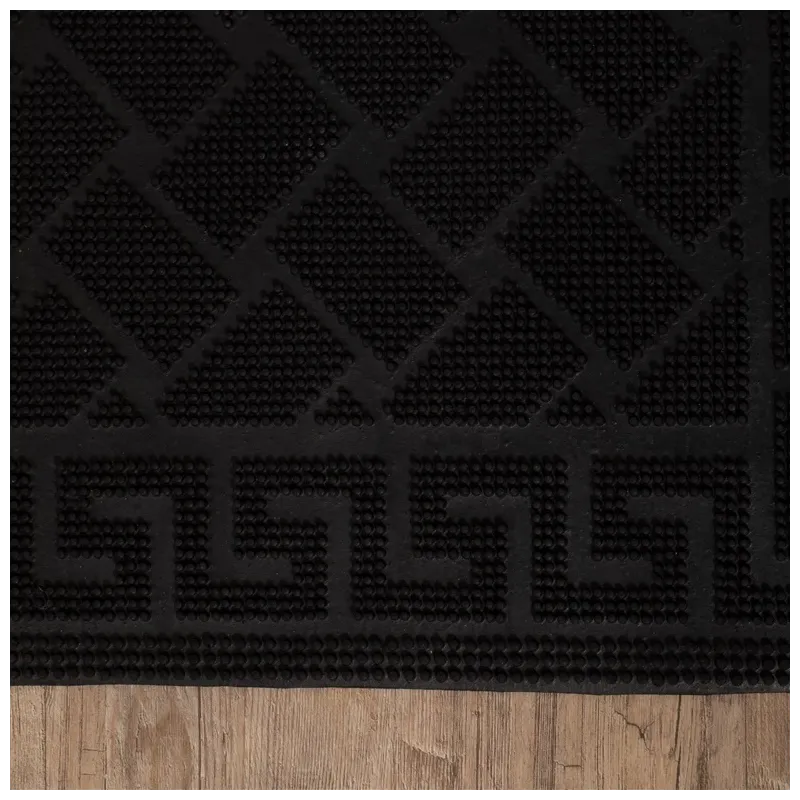 Durų kilimėlis Domoletti VCW3582, juoda sp., 40 cm x 60 cm x 1 cm