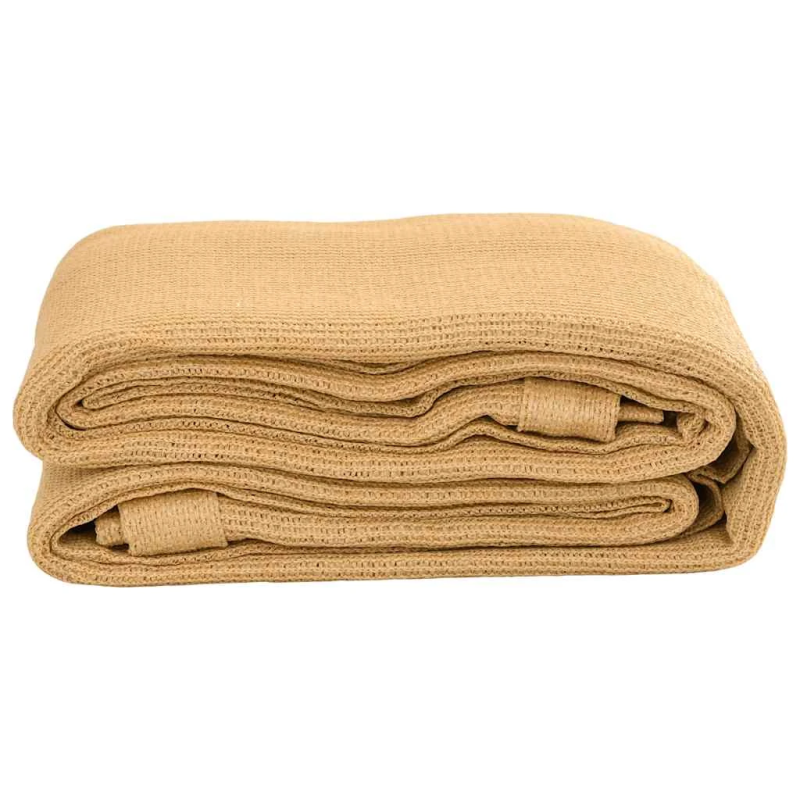 vidaXL telts paklājs, 200x300 cm, smilšu krāsa, HDPE