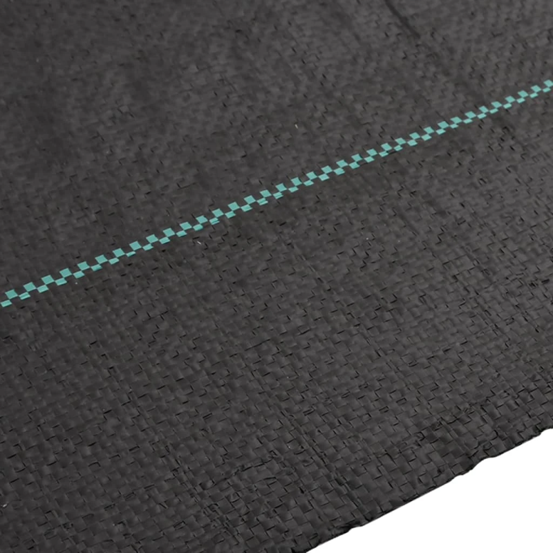 vidaXL augsnes pārsegs, melns, 1x150 m, PP