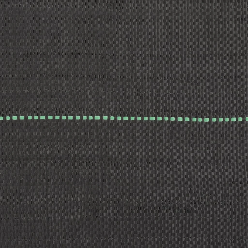 vidaXL augsnes pārsegs, melns, 1x150 m, PP