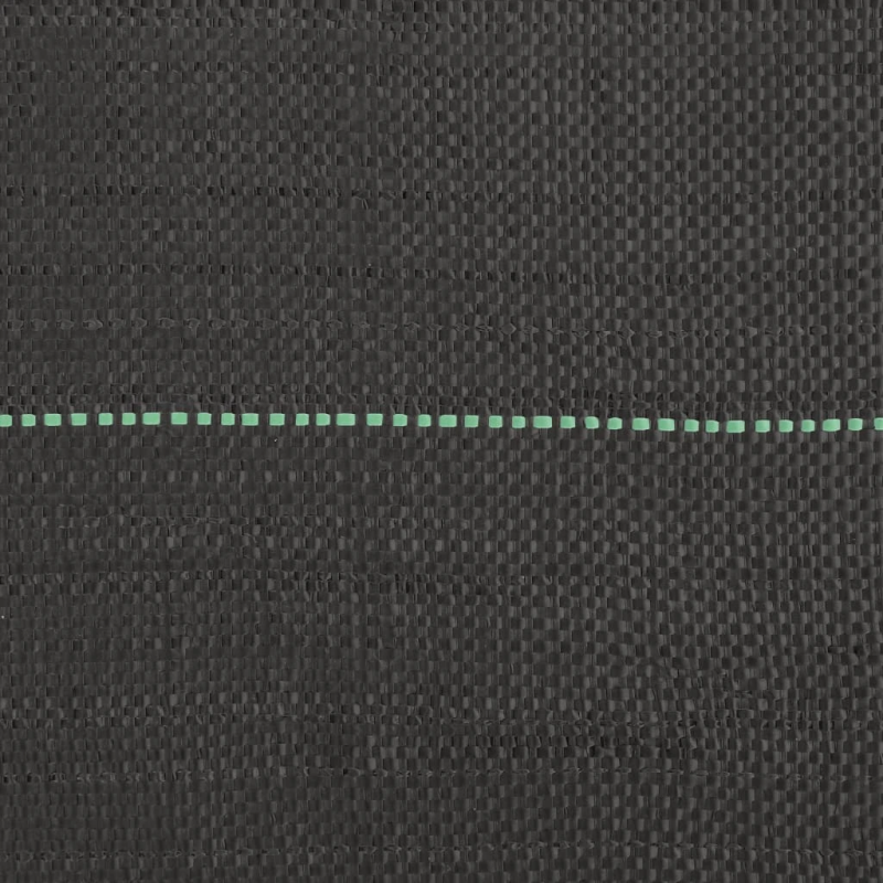 vidaXL augsnes pārsegs, melns, 4x50 m, PP