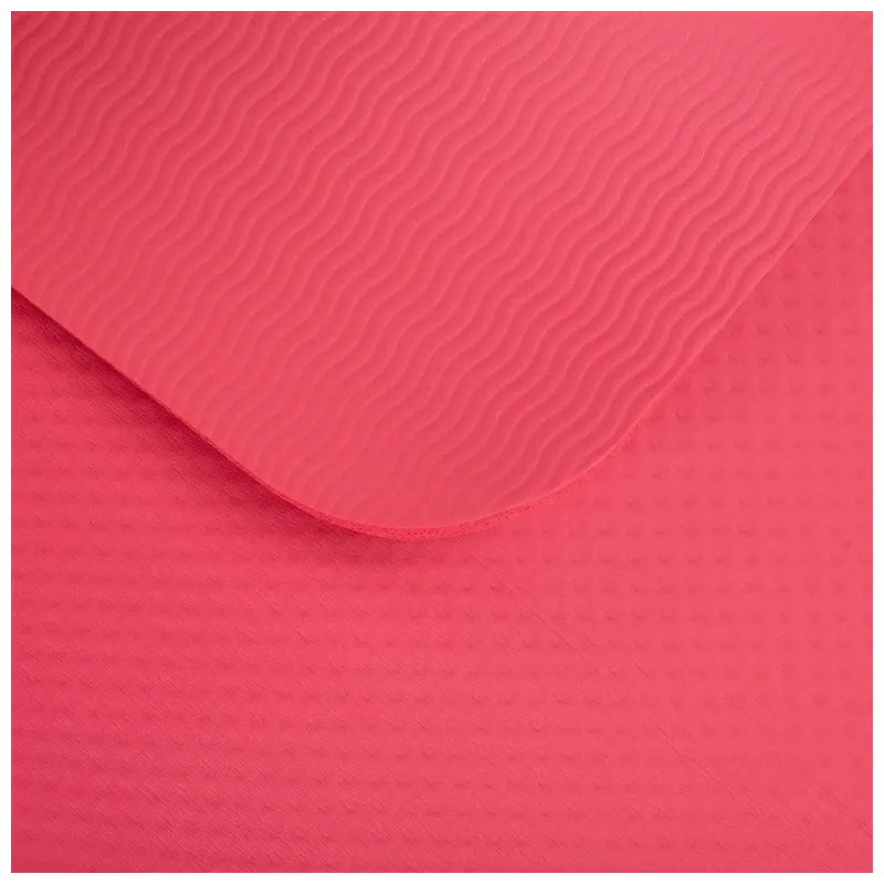 Fitnesa un jogas paklājs Outliner, rozā krās., 180 cm x 60 cm x 1.5 cm