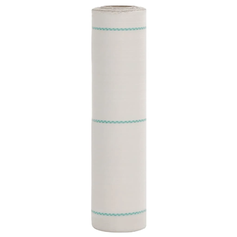 vidaXL augsnes pārsegs, balts, 0,5x100 m, PP