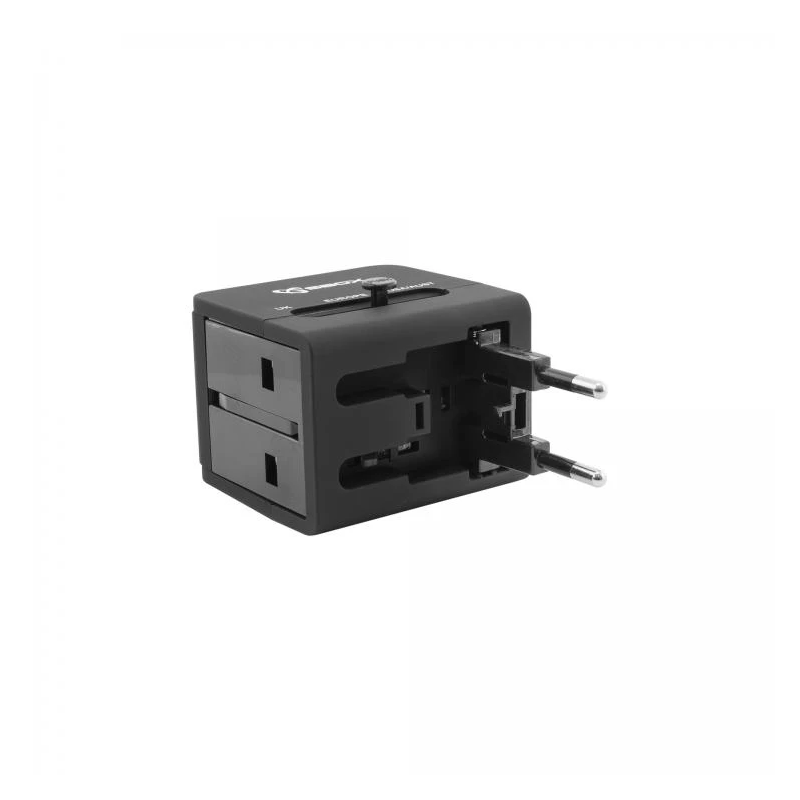 Sbox TA-23 Universal Travel Adapter with Dual USB Charger