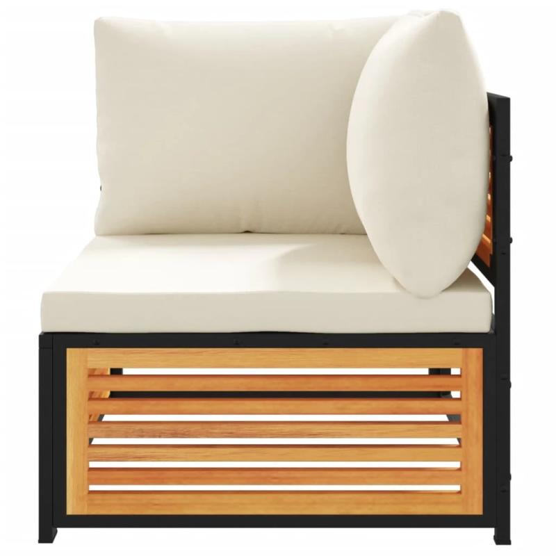 vidaXL 2-daļīgs dārza dīvāna komplekts ar spilveniem, akācijas koks