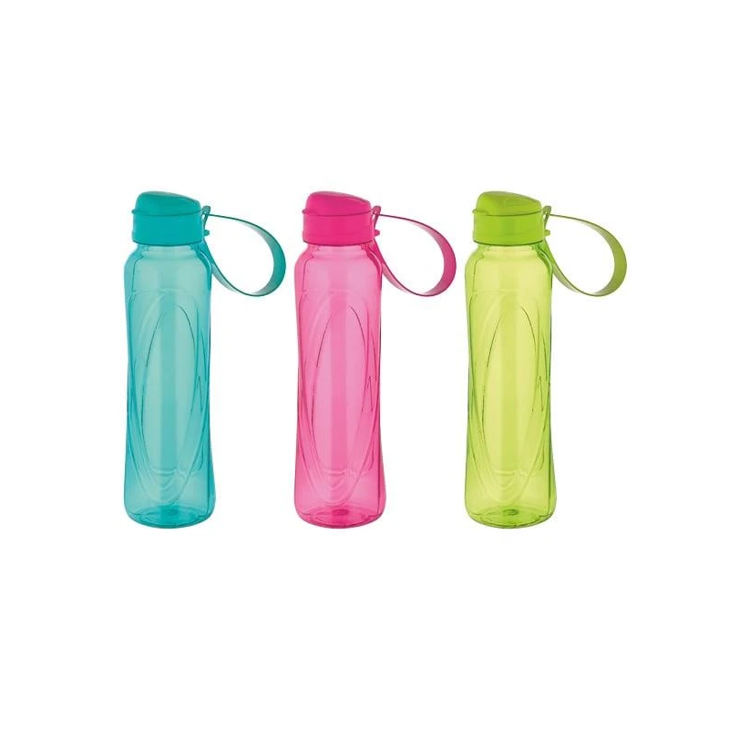 Ūdens pudeleokko 0.63l plastm.daž.krāsu