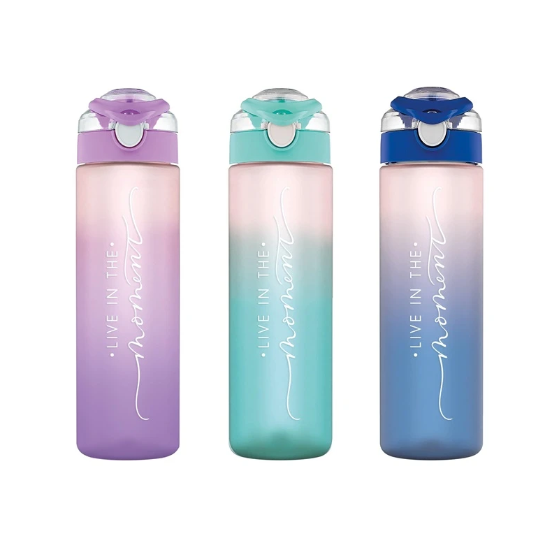 Ūdens pudeleokko 0.63l plastm.daž.krāsu