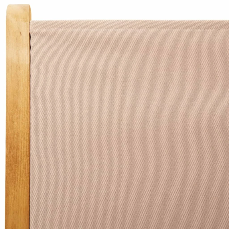 vidaXL atgāžami dārza krēsli, 8 gab., pelēkbrūns, audums un masīvkoks