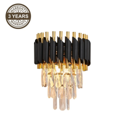 Sienas lampa lanna 2200091-w 2xe14 melna