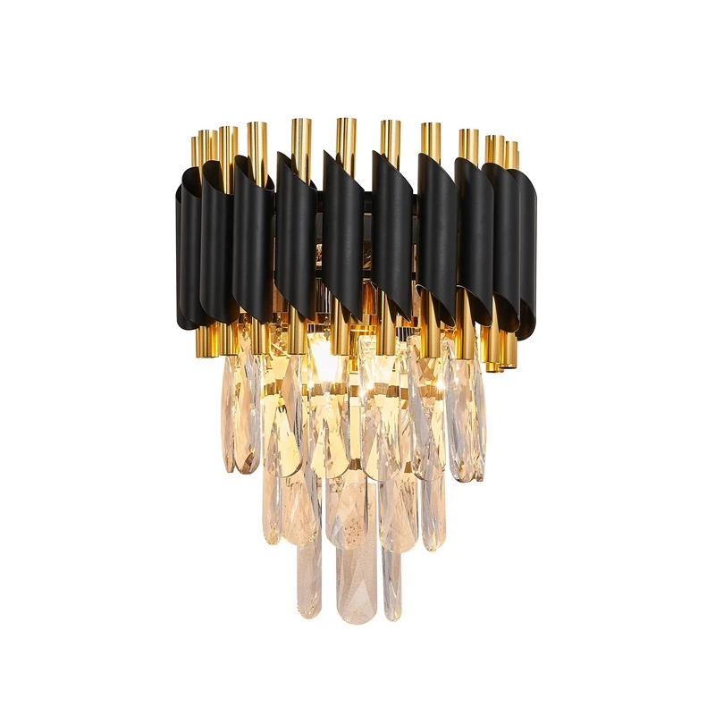 Sienas lampa lanna 2200091-w 2xe14 melna