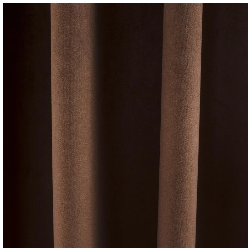 Aizkari velvet w537628-04 140x260 brūni