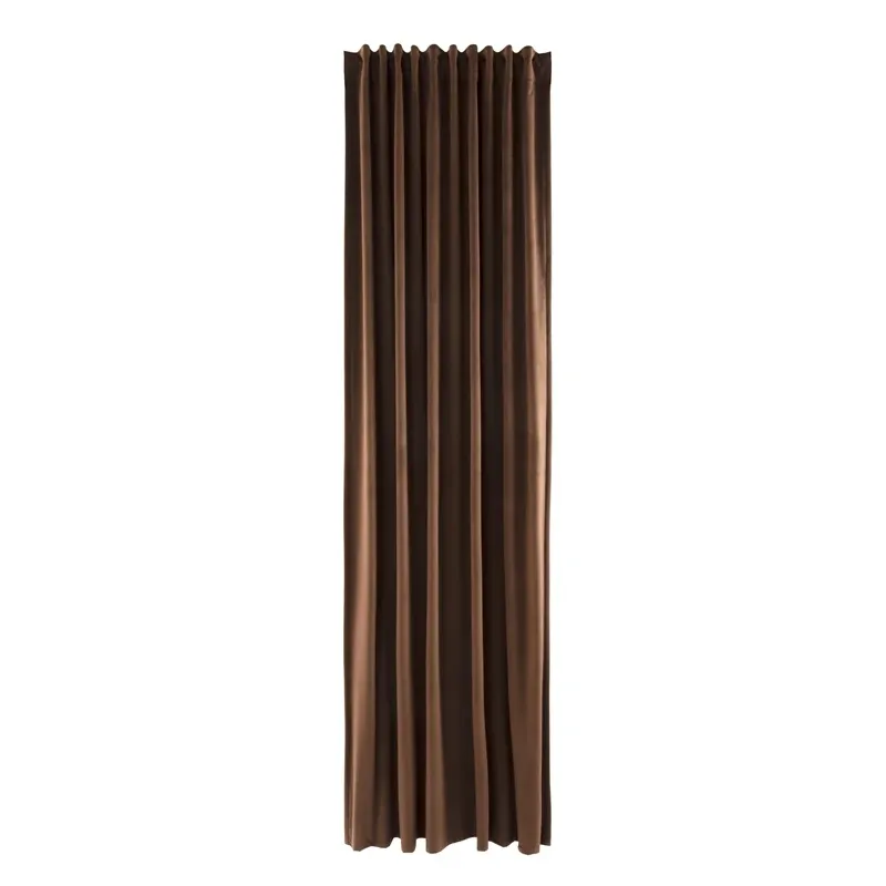 Curtain velvet w537628-04 140x260 brown